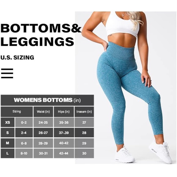 High Waisted Scrunch Leggings NWOT - Picture 4 of 4